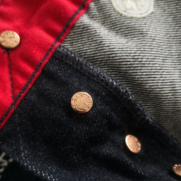 Authentic RARE Evisu custom made embroidered jeans - Picture 7 of 14